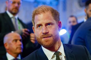 Prince Harry attends the start of the Kyiv Security Forum in Kyiv